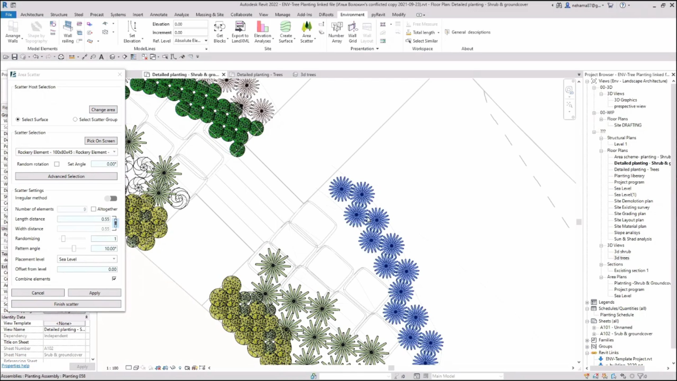 Environment for Revit software screenshot